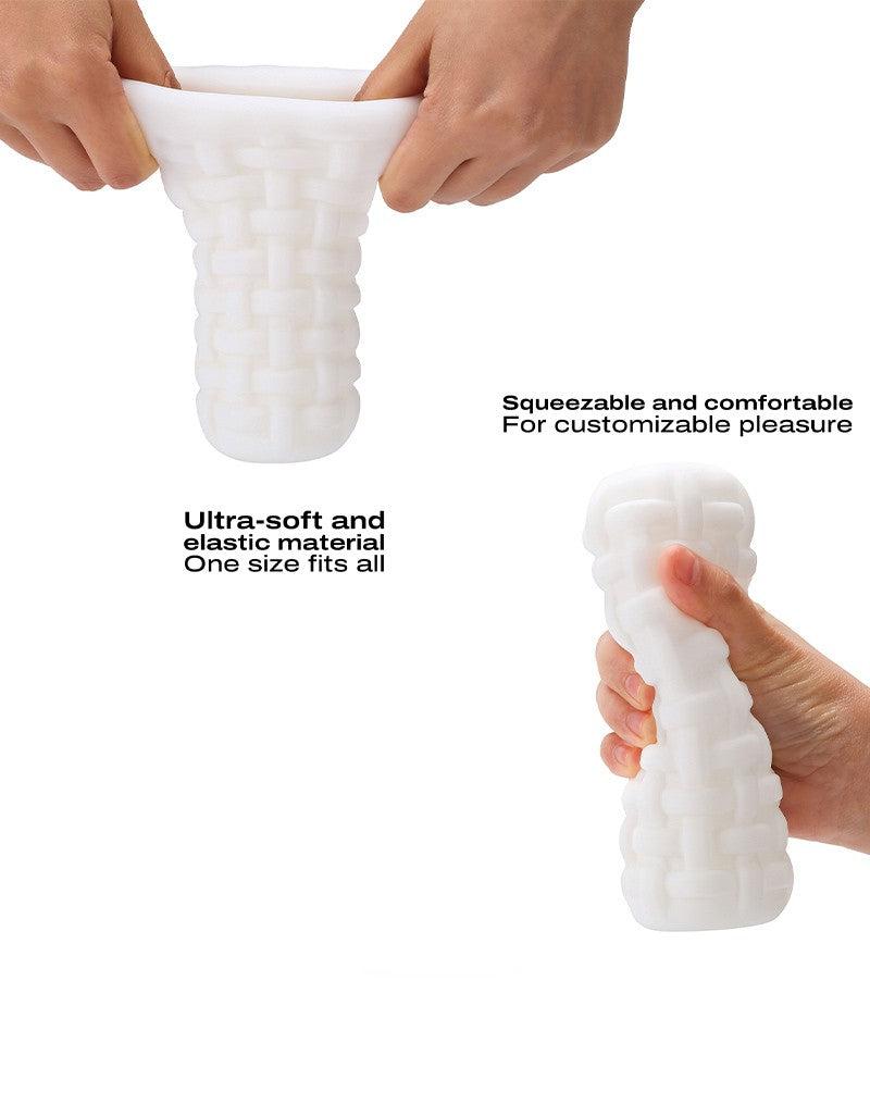 Dorcel - Masturbator Cup met Structuur - Tight - Wit