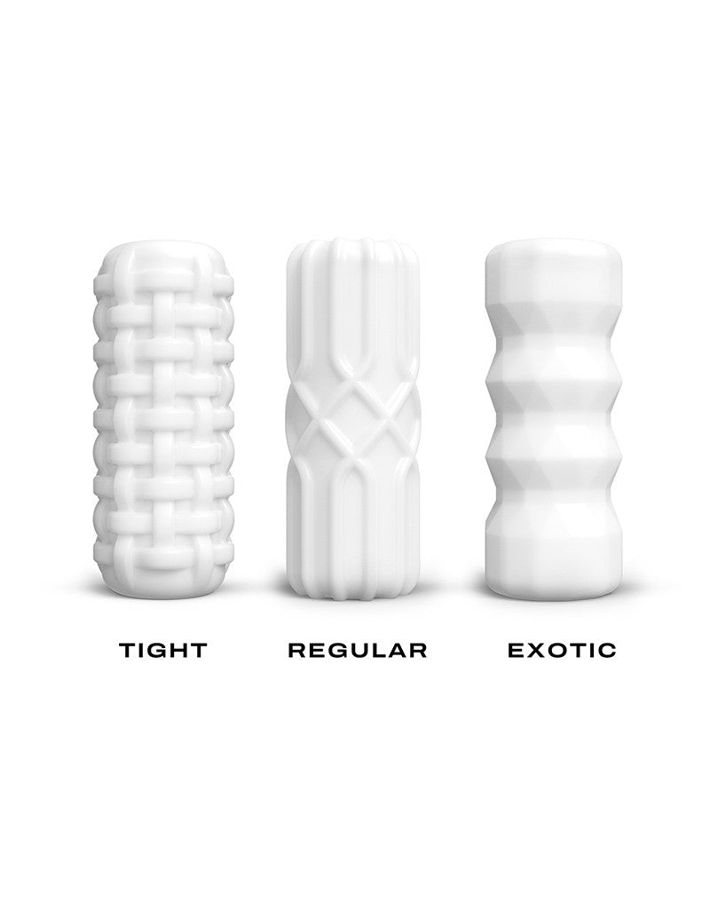 Dorcel - Masturbator Cup met Structuur - Tight - Wit