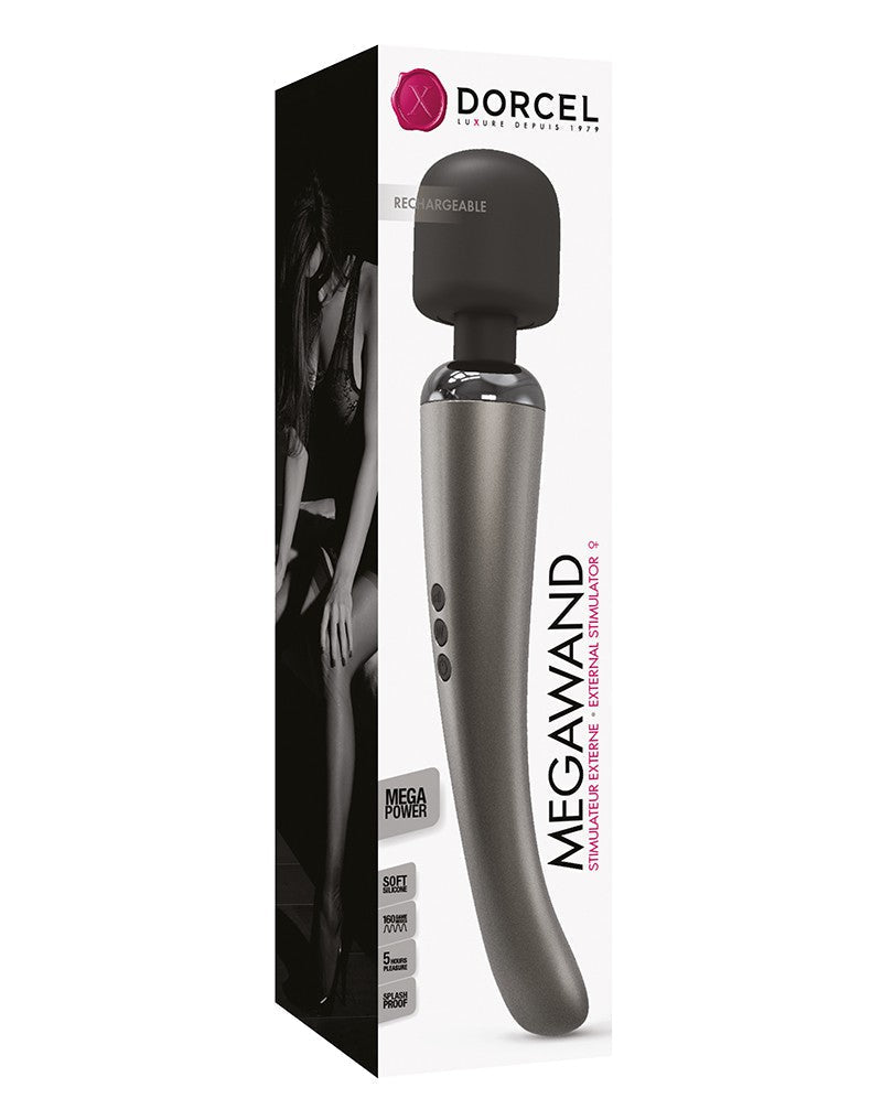 Dorcel - Megawand - Wand Vibrator Massager - Zilver