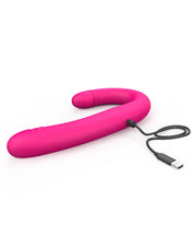 Dorcel - Orgasmic Double Do - Dubbele Vibrerende En Stotende Dildo - Roze