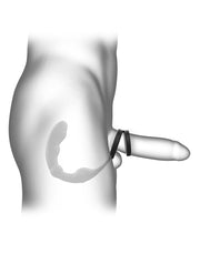 Dorcel - P-Ring - Perineum en Prostaat Vibrator - Met Dubbele Cockring - Zwart