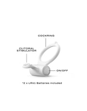 Dorcel - Power Clit - Glow In The Dark - Vibrerende Cockring Met Clitoris Stimulator