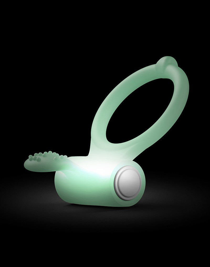 Dorcel - Power Clit - Glow In The Dark - Vibrerende Cockring Met Clitoris Stimulator