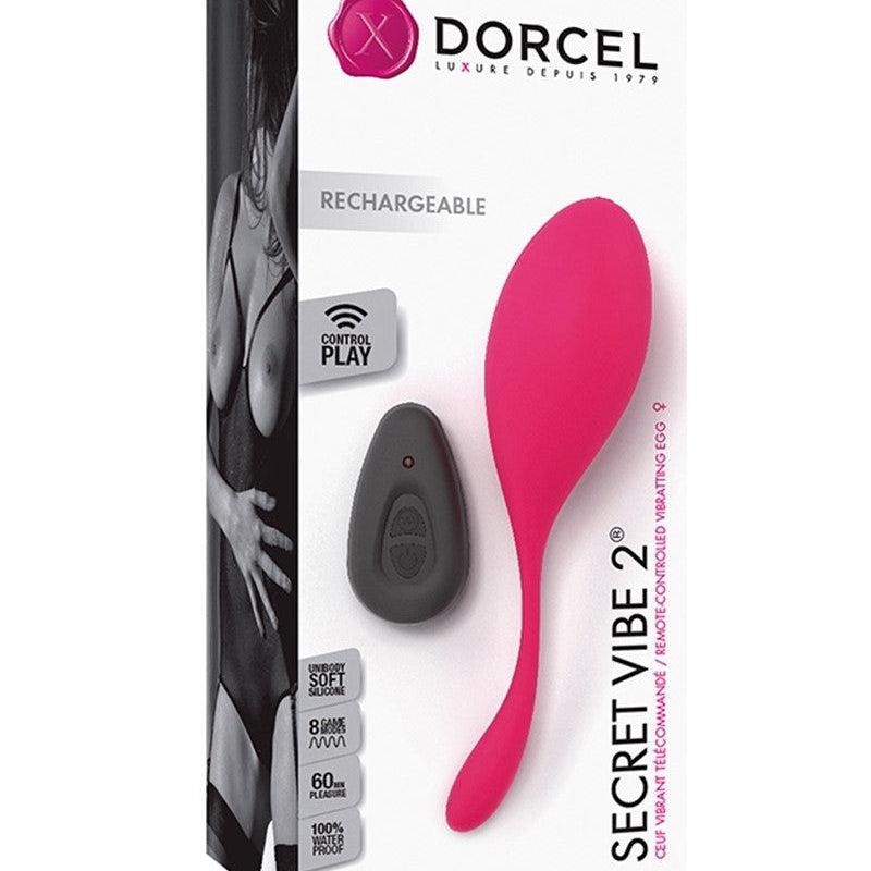 Dorcel - Secret Vibe 2 - Oplaadbaar Siliconen Eitje - Met Afstandsbediening