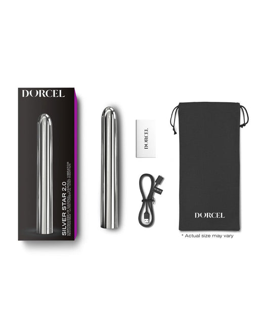 Dorcel - Silver Star 2.0 - Klassieke Vibrator - Zilver