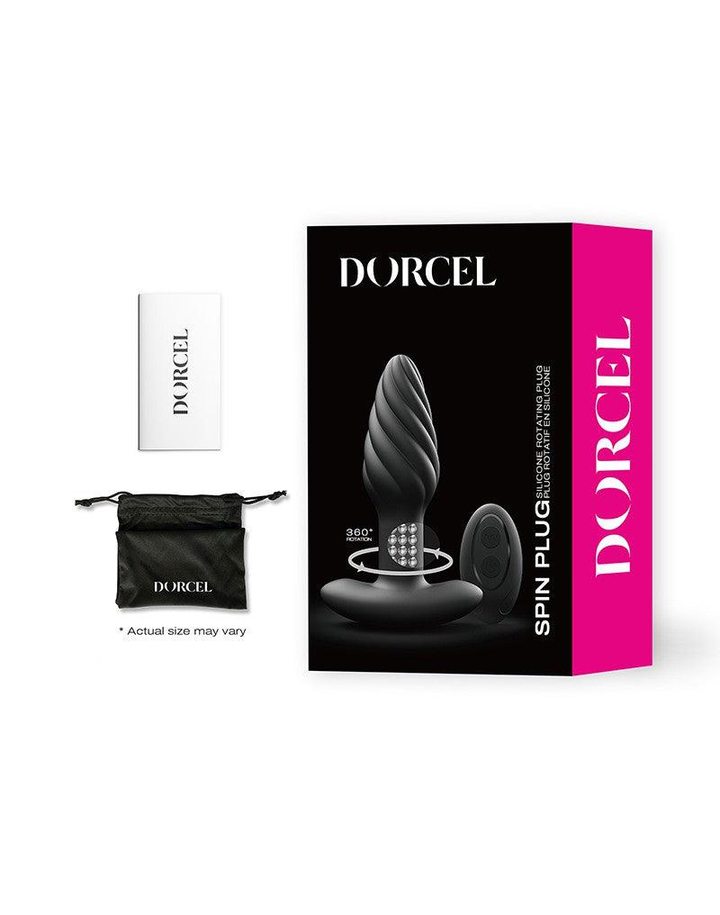 Dorcel - Spin Plug - 360 Graden Roterende Vibrerende Anaal Plug - Zwart