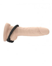 Dorcel - Stronger - Siliconen Cockring Met Stimulerende Metalen Kogeltjes - Zwart