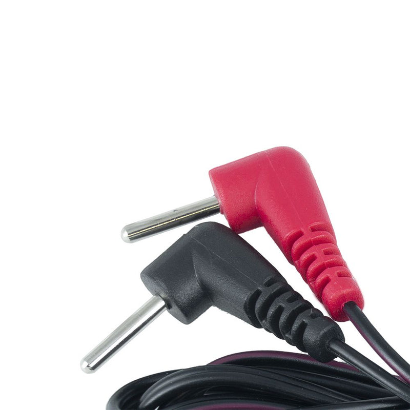 ElectraStim - Electrosex - Kabel met 90 Graden Plugs