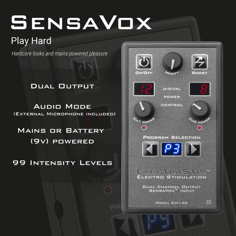 ElectraStim - Electrosex Powerbox - Sensavox