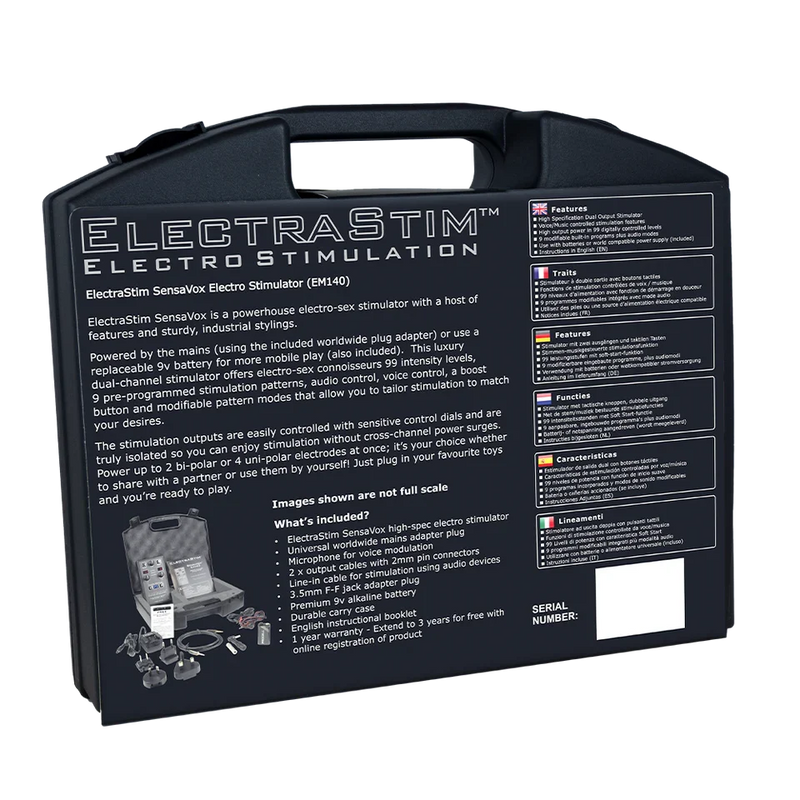 ElectraStim - Electrosex Powerbox - Sensavox