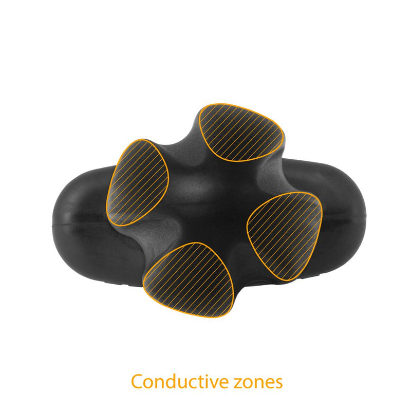 ElectraStim - Electrosex - Tartarus Quadripolar Buttplug - Zwart