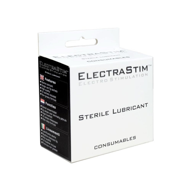 Electrastim - Steriel Glijmiddel op Waterbasis - Voor Plasbuis en Dilator Spelletjes - 10 zakjes