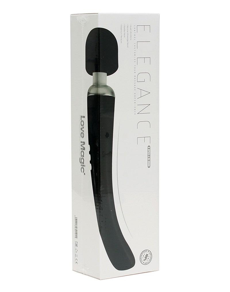 Elegance Wand Vibrator - oplaadbaar - Zwart