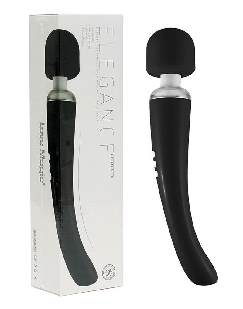 Elegance Wand Vibrator - oplaadbaar - Zwart