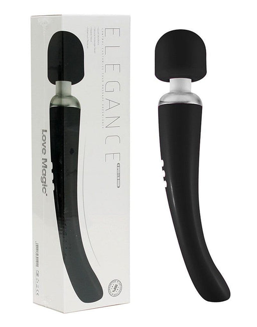 Elegance Wand Vibrator - oplaadbaar - Zwart