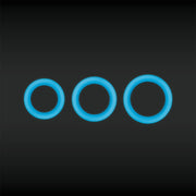 Firefly - Halo - Cockring - Glow-in-the Dark Blauw