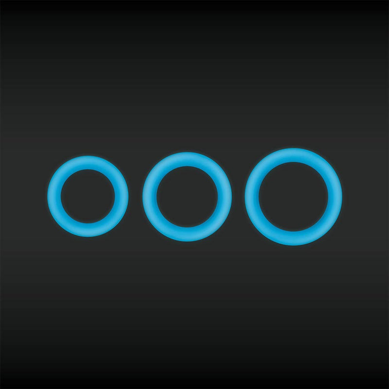 Firefly - Halo - Cockring - Glow-in-the Dark Blauw