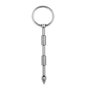 Fixxx - Cathether Penis Plug met Ribbels - RVS - Zilver-Erotiekvoordeel.nl