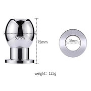 Fixxx - Holle Anaal Plug - Aluminium - Zilver - Twee Maten-Erotiekvoordeel.nl