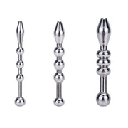 Fixxx - Penis Plug Set met Balletjes - 3 stuks - RVS - Zilver-Erotiekvoordeel.nl