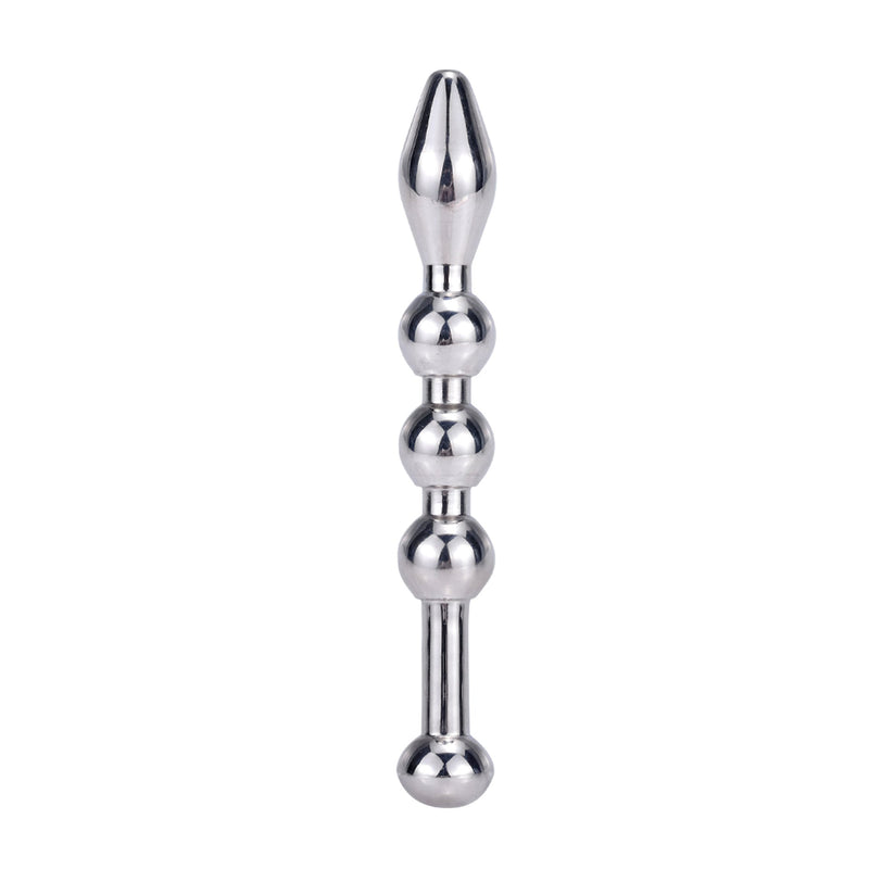 Fixxx - Penis Plug Set met Balletjes - 3 stuks - RVS - Zilver-Erotiekvoordeel.nl