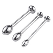 Fixxx - Rosebud Penis Plug Set - 3 stuks - Zilver-Erotiekvoordeel.nl