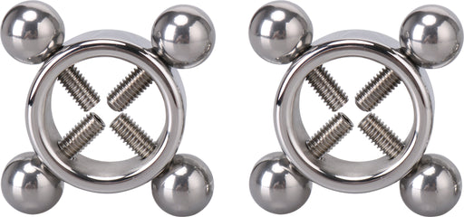Fixxx - Tepelklemmen Set met 4 Schroeven - Zilver-Erotiekvoordeel.nl