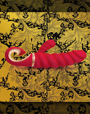 G-Vibe - G-Candy - Mini Geribbelde Rabbit Vibrator - Rood
