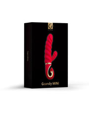 G-Vibe - G-Candy - Mini Geribbelde Rabbit Vibrator - Rood