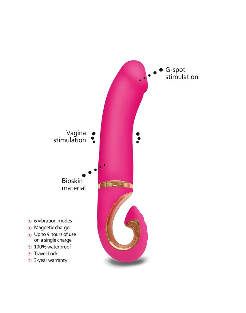 G-Vibe - G-Jay - Realistische Mini Vibrator - Roze