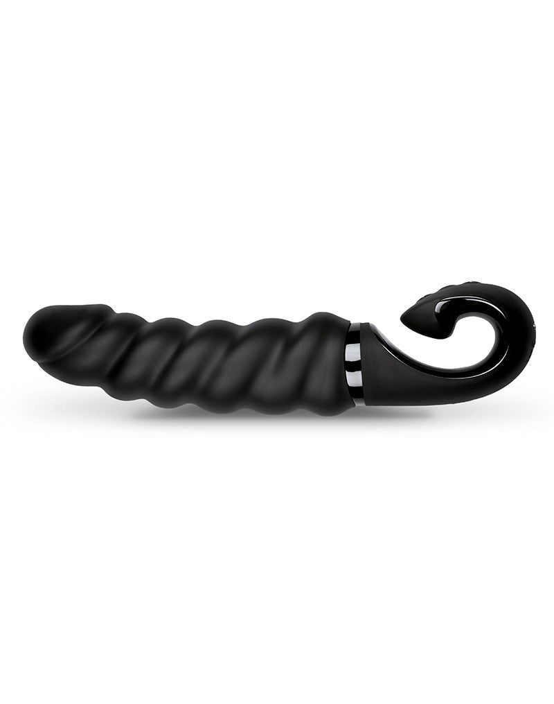 G-Vibe - Gjack2 - Geribbelde Bioskin Vibrator - Zwart