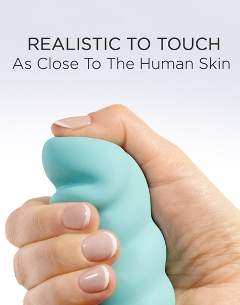 G-Vibe - Gjack2 - Geribbelde Bioskin Vibrator - Zwart