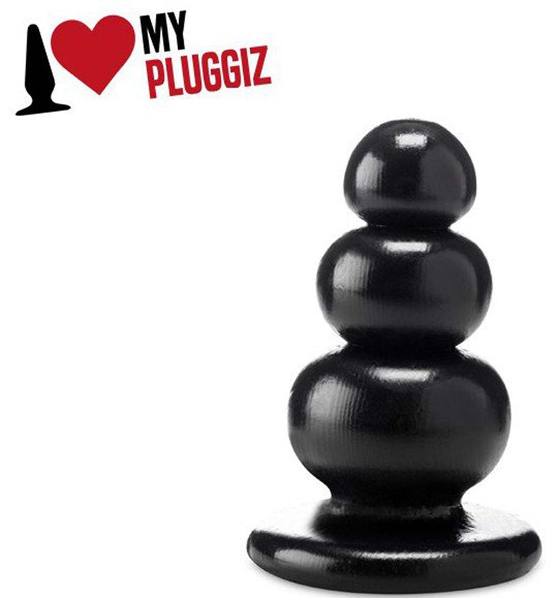 Gangbangster - Boska - Dildo - 13,5 x 7,1 cm - PVC - Zwart-Erotiekvoordeel.nl
