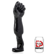 Gangbangster - Hold the Fist - Dildo - 34 x 9,5 cm - PVC - Zwart-Erotiekvoordeel.nl