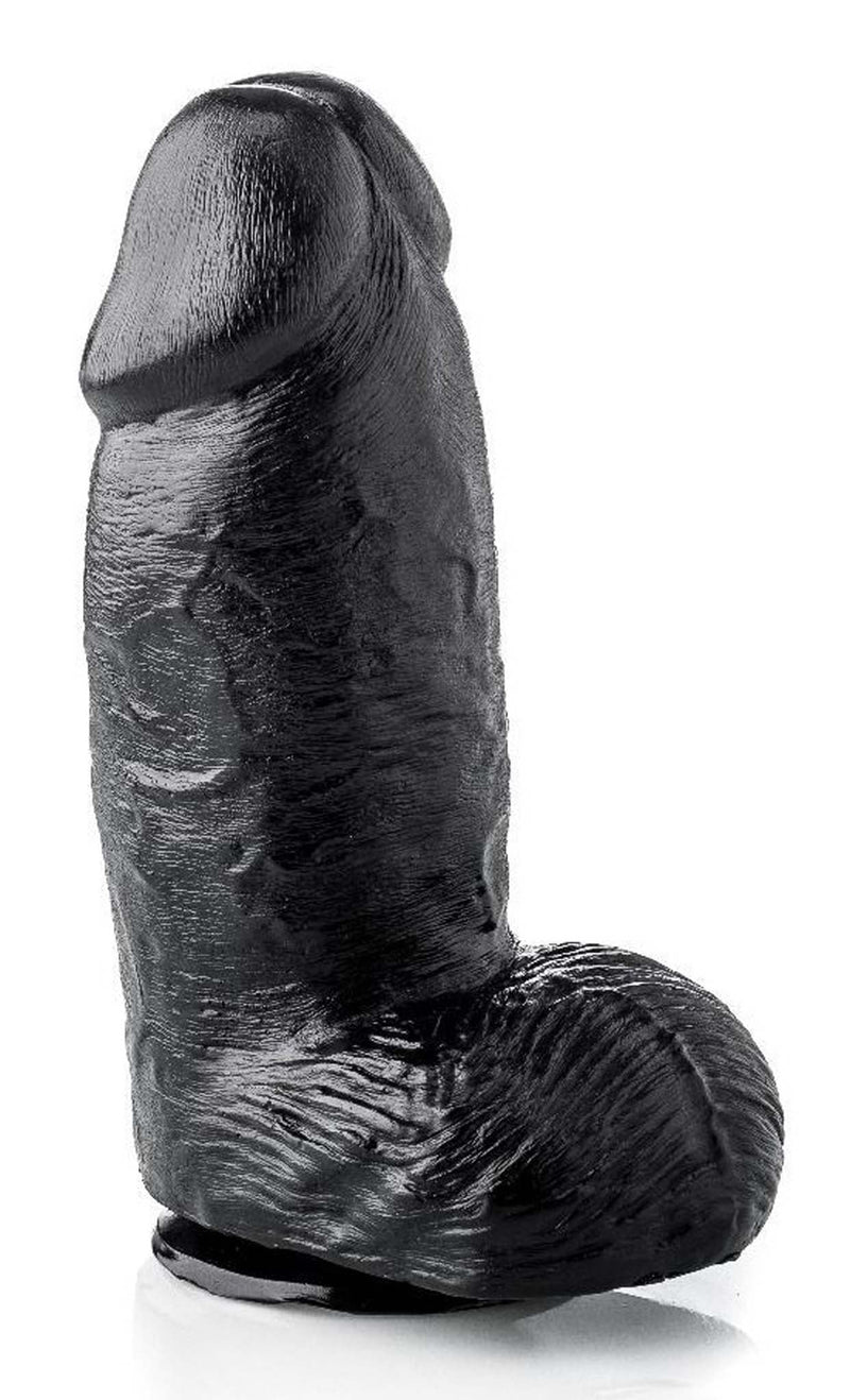 Gangbangster - Super Mike - Dildo - 18 x 8 cm - PVC - Zwart-Erotiekvoordeel.nl