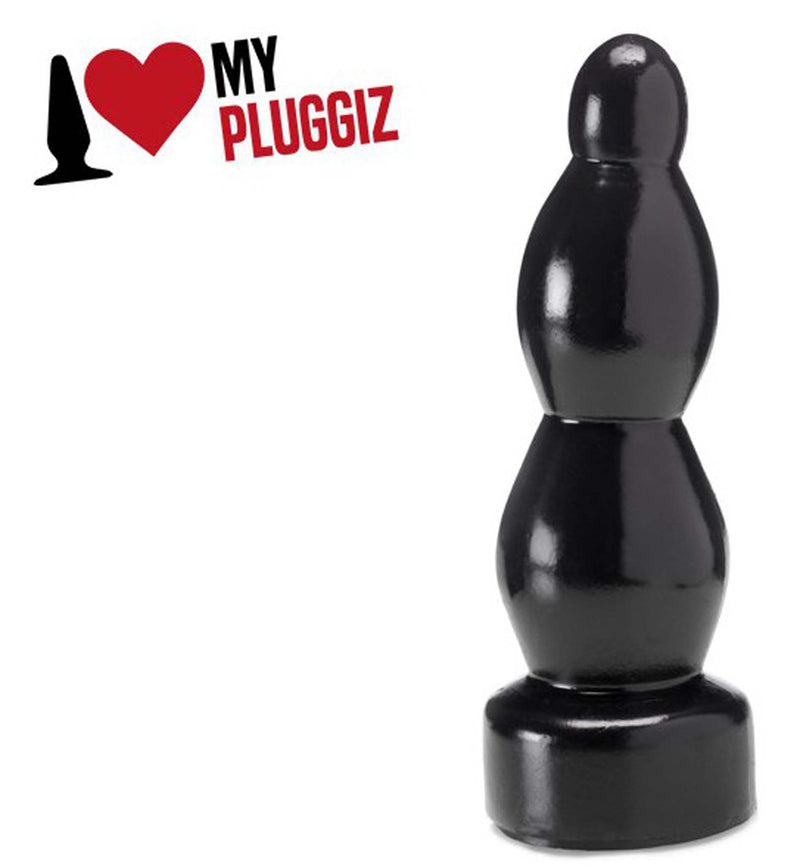 Gangbangster - Towy - Buttplug - 22 x 7,7 cm - PVC - Zwart-Erotiekvoordeel.nl
