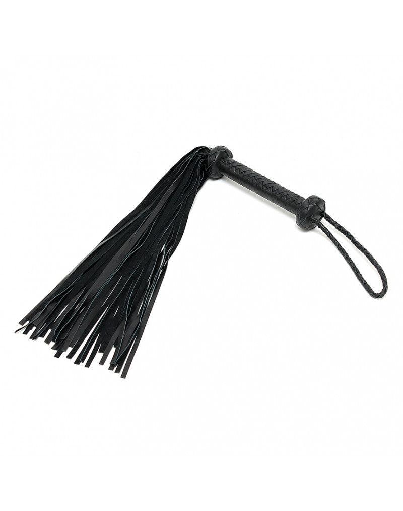 Rimba - Gevlochten Zweep - Flogger - Zwart