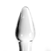 Glazen Buttplug 10,7 x 4,2 cm - Transparant