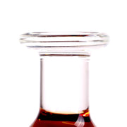 Glazen Buttplug - Transparant Met Rood/oranje punt