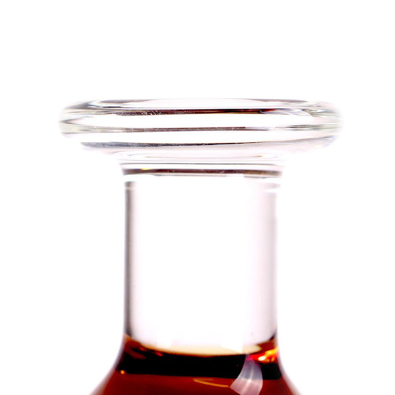 Glazen Buttplug - Transparant Met Rood/oranje punt