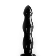 Glazen Dildo DeLuxe - Zwart