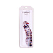 Glazen Dildo Met bolletjes - Transparant