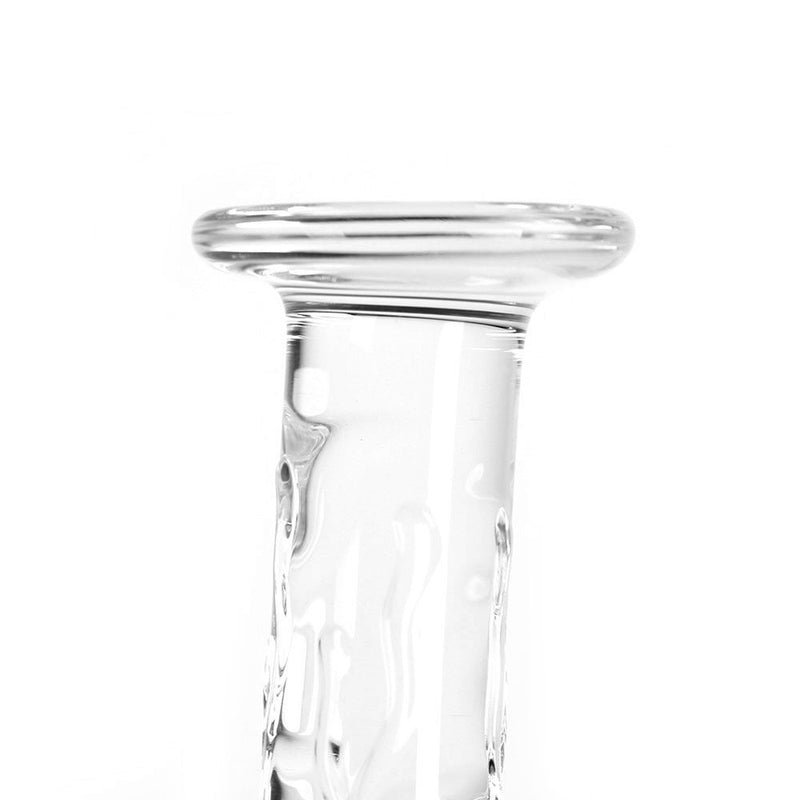 Glazen Dildo rond - Transparant