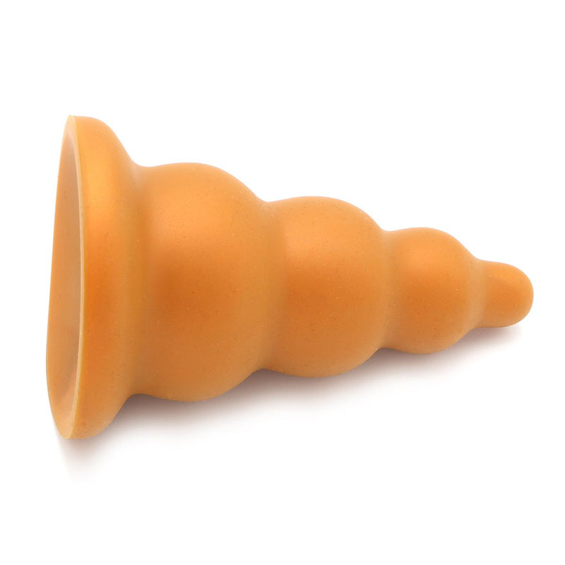 Gold Play - Soft Liquid Siliconen Anaal Dildo Blop - Goud