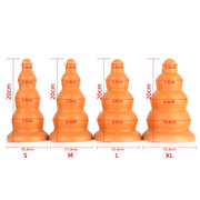 Gold Play - Soft Liquid Siliconen Anaal Dildo Blop - Goud