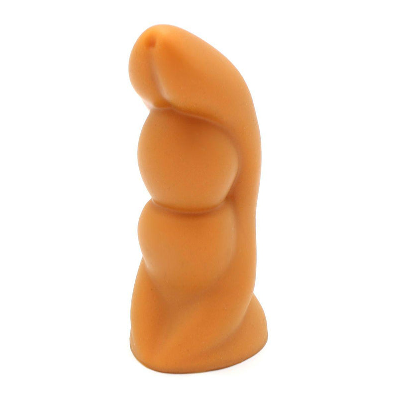 Gold Play - Soft Liquid Siliconen Dildo - Alien - Goud