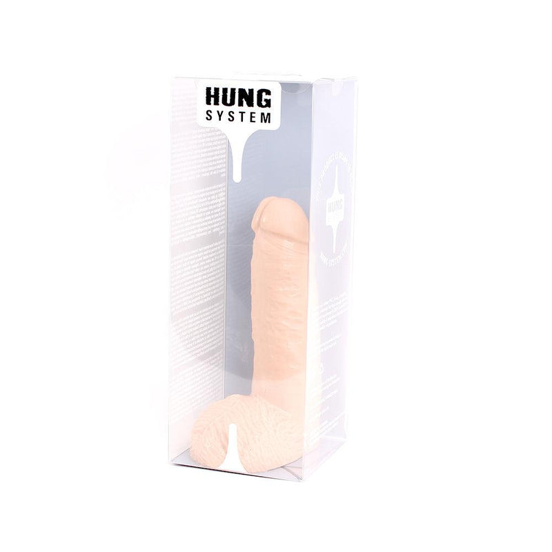 HUNG System - Cesar - Dildo - Met Vac-U-Lock 19 cm - Lichte Huidskleur
