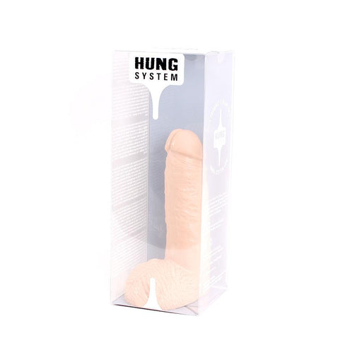 HUNG System - Cesar - Dildo - Met Vac-U-Lock 19 cm - Lichte Huidskleur