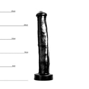 HUNG System - Donkey - Dildo - Met Vac-U-Lock - 25,5 cm - Zwart