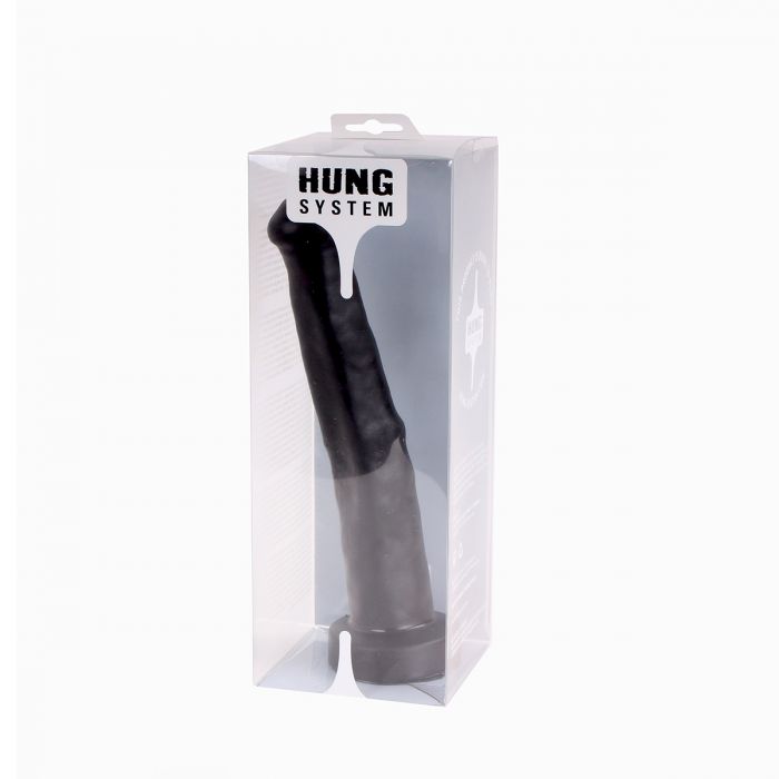 HUNG System - Donkey - Dildo - Met Vac-U-Lock - 25,5 cm - Zwart